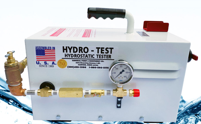 water hydro test equipment
